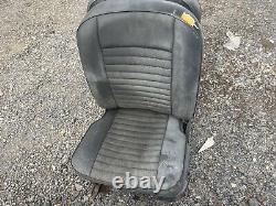 Set Of Mk2 Ford Cortina GT Series 2 Black Seats Front And Rear + Runners Lotus