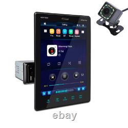 Single 1DIN Car Stereo Radio BT Touch Screen Player Mirror Link WithTrack Camera