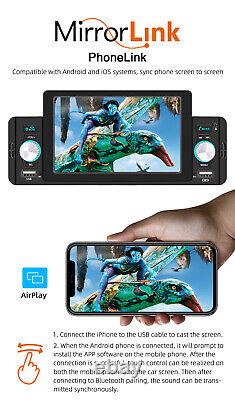 Single 1 Din Car SUV VAN Bluetooth MP5 Player Radio Multimedia USB FM MirrorLink