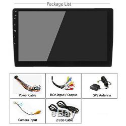 Touch Screen 9 Single Din Quad-Core Adjustable Android 8.1 Car GPS Wifi BT DAB