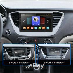 Touch Screen 9 Single Din Quad-Core Adjustable Android 8.1 Car GPS Wifi BT DAB