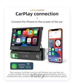 Touch Screen Car Stereo MP5 Player Radio BT For Carplay Android Auto Head Unit