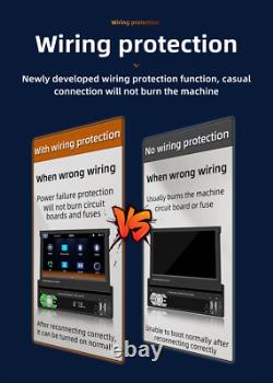 Touch Screen Car Stereo MP5 Player Radio BT For Carplay Android Auto Head Unit