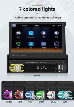 Touch Screen Car Stereo MP5 Player Radio BT For Carplay Android Auto Head Unit