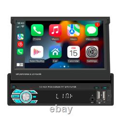 Touch Screen Car Stereo MP5 Player Radio BT For Carplay Android Auto Head Unit