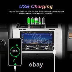 Touch Screen Car Stereo Radio For Apple Wireless Carplay Android Auto Double Din