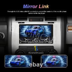 Touch Screen Car Stereo Radio For Apple Wireless Carplay Android Auto Double Din