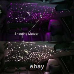 Universal 32W 490Pcs Fiber Optic RGB LED Car Roof Ceiling Star Light Lamp BT APP