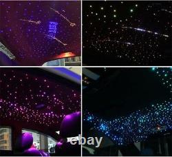 Universal 32W 490Pcs Fiber Optic RGB LED Car Roof Ceiling Star Light Lamp BT APP