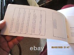 VINTAGE RARE FORD CAPRI-CORTINA-ESCORT-FIESTA Genuine Service Record Book