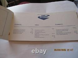 VINTAGE RARE FORD CAPRI-CORTINA-ESCORT-FIESTA Genuine Service Record Book