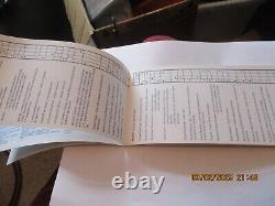 VINTAGE RARE FORD CAPRI-CORTINA-ESCORT-FIESTA Genuine Service Record Book