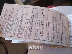 VINTAGE RARE FORD CAPRI-CORTINA-ESCORT-FIESTA Genuine Service Record Book