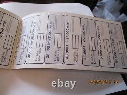 VINTAGE RARE FORD CAPRI-CORTINA-ESCORT-FIESTA Genuine Service Record Book
