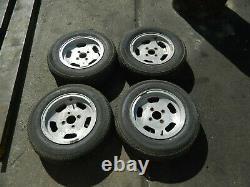 Wolfrace Alloy Wheels Set Ford Fitting Escort Cortina Kit Car Stockcar 5 1/2 J