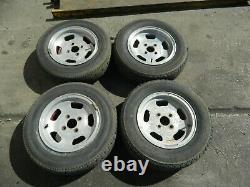 Wolfrace Alloy Wheels Set Ford Fitting Escort Cortina Kit Car Stockcar 5 1/2 J