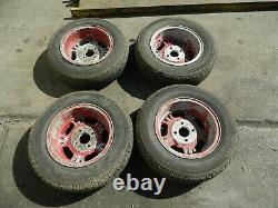 Wolfrace Alloy Wheels Set Ford Fitting Escort Cortina Kit Car Stockcar 5 1/2 J