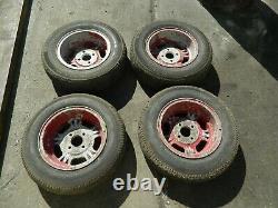 Wolfrace Alloy Wheels Set Ford Fitting Escort Cortina Kit Car Stockcar 5 1/2 J