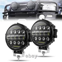 Work Lights LED Lamp Round DRL Flood Spot Light For Car Auto ATV Tractor Truck