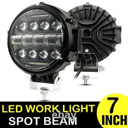 Work Lights LED Lamp Round DRL Flood Spot Light For Car Auto ATV Tractor Truck