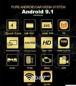 10.1 Écran Tactile 2din Réglable Android 9.1 Gps Wifi 3g 4g Bt Quad-core 1+16g