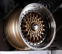 15 Jantes en Alliage DRRS Or Adaptées pour Ford B Max Cortina Courier Ecosport 4x108