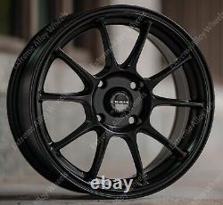 15 Jantes en Alliage SR-9 Noires Compatibles avec Ford B Max Cortina Courier Ecosport 4x108