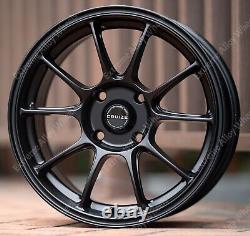 15 Jantes en Alliage SR-9 Noires Compatibles avec Ford B Max Cortina Courier Ecosport 4x108