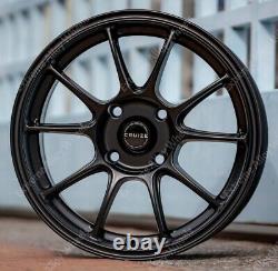 15 Jantes en Alliage SR-9 Noires Compatibles avec Ford B Max Cortina Courier Ecosport 4x108