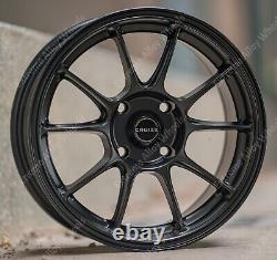 15 Jantes en Alliage SR-9 Noires Compatibles avec Ford B Max Cortina Courier Ecosport 4x108