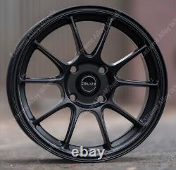 15 Jantes en Alliage SR-9 Noires Compatibles avec Ford B Max Cortina Courier Ecosport 4x108