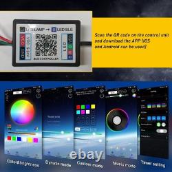 16Pods LED RGB sous voiture ATV UTV lumières de roche néon sous la carrosserie lampe App UK