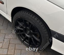 16 Jantes Néoprène Noires Compatible avec Ford B Max Cortina Courier Ecosport 4x108