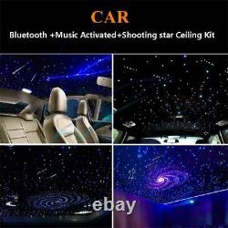 16w Rgbw Fiber Optic Star Ceiling Starry Decor Lights Bt App Rf Meteor Lamp Kit De Lampe