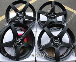 17 Jantes en Alliage Noir Pace de 17 Pouces Compatibles avec Ford B Max Cortina Courier Ecosport 4x108