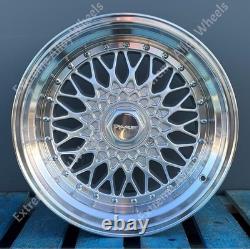 17 jantes en alliage argentées DRRS compatibles avec Ford B Max, Cortina, Courier, Ecosport 4x108 Ss