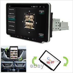 1din Rotation Android9.1 Voiture Mp5 Lecteur Tableau De Bord Stereo Radio Gps Wifi 10.1in