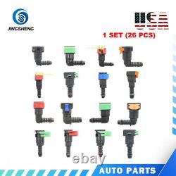 26 Pcs Raccords de Tuyau de Carburant Automobiles pour Focus Fiesta Mondeo Edge Escort