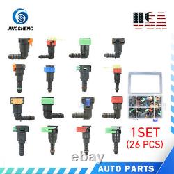 26 Pcs Raccords de Tuyau de Carburant Automobiles pour Focus Fiesta Mondeo Edge Escort