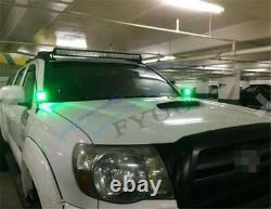 2X 3Cube Pods Lampes de Travail LED BT RGB Halo Yeux d'Ange Kit de Poursuite + Faisceau de Câblage