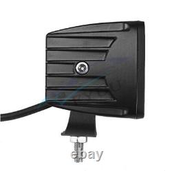 2X 3Cube Pods Lampes de Travail LED BT RGB Halo Yeux d'Ange Kit de Poursuite + Faisceau de Câblage