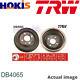 2x Tambour De Frein Pour Ford Escort/ii/mk/v/turnier/nomade/break/express/courrier/vi