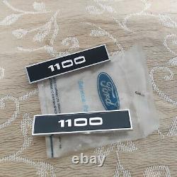 2 NOS AUTHENTIQUES FORD 1100 J. Fray INSIGNE BADGE ESCORT Mk1 CAPRI Mk1 CORTINA Mk2