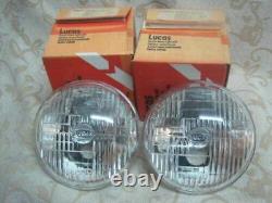 2 NOS LUCAS 5.3/4 12V RHD SEALED BEAM FORD CAPRI Mk1 CORTINA Mk3 ESCORT RS2000 <br/>	 <br/>
 	Translation: 2 phares scellés LUCAS 5.3/4 12V RHD pour FORD CAPRI Mk1 CORTINA Mk3 ESCORT RS2000