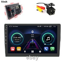 2din 9in Android 1+16gb Voiture Stereo Gps Radio Navigation Tête Avec Caméra