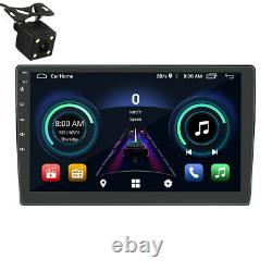 2din 9in Voiture Radio Stereo Gps Navi Lecteur Mp5 Bt Wifi Android 9.1 Chef D'unité +cam
