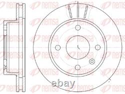 2x DISQUE DE FREIN 6097.10 POUR FORD ESCORT/III/Convertible/IV/Turnier/Express P/100
