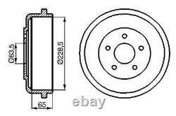2x TAMBOUR DE FREIN 0 986 477 129 POUR FORD ESCORT/II/V/Express/VI/Fourgonnette/Turnier CAPRI