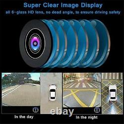 360° 2d Voiture Bird View Panorama Système Set 4 Camera Car Dvr All Round View 1080p