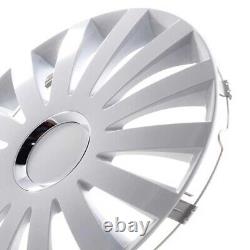4 enjoliveurs de roue 13 pouces couvercles Sail blanc pour Citroën Ford Lancia MI